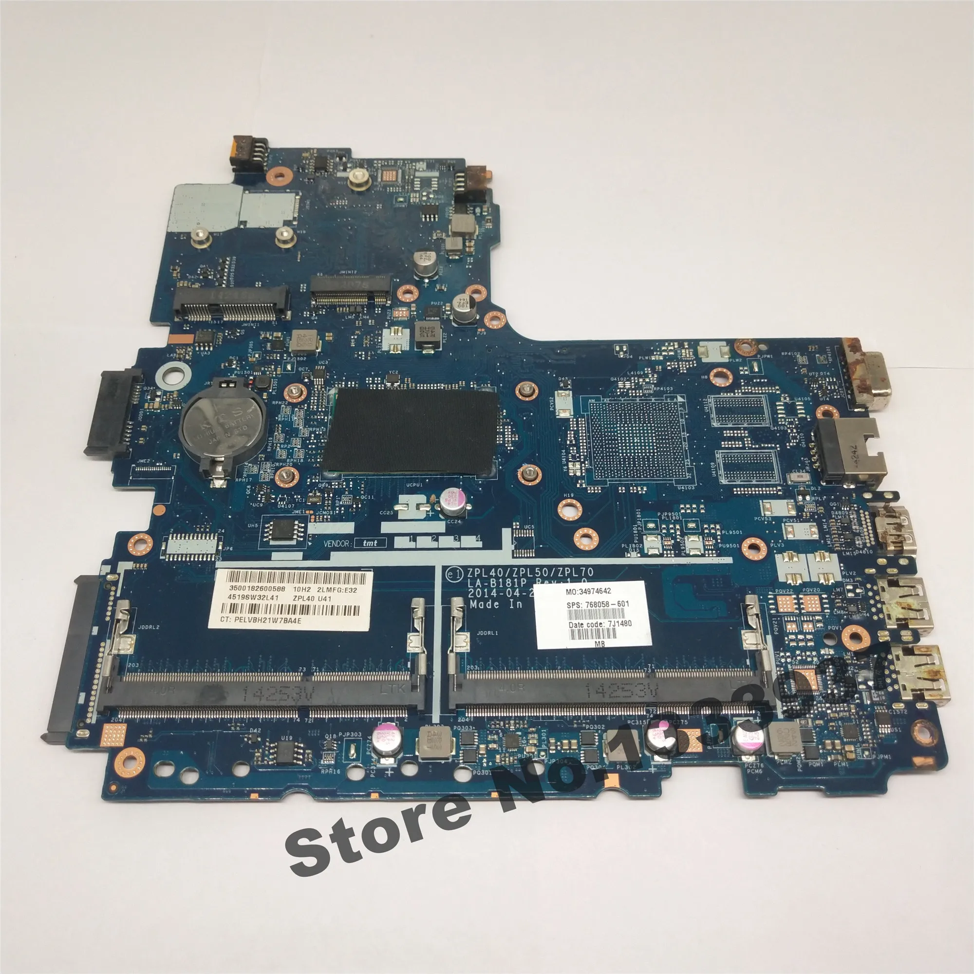 ZPL40 ZPL50 ZPL70 LA B181P для HP probook 450 G2 440 Материнская плата ноутбука SR1EF i5 4210U 768058 601 001