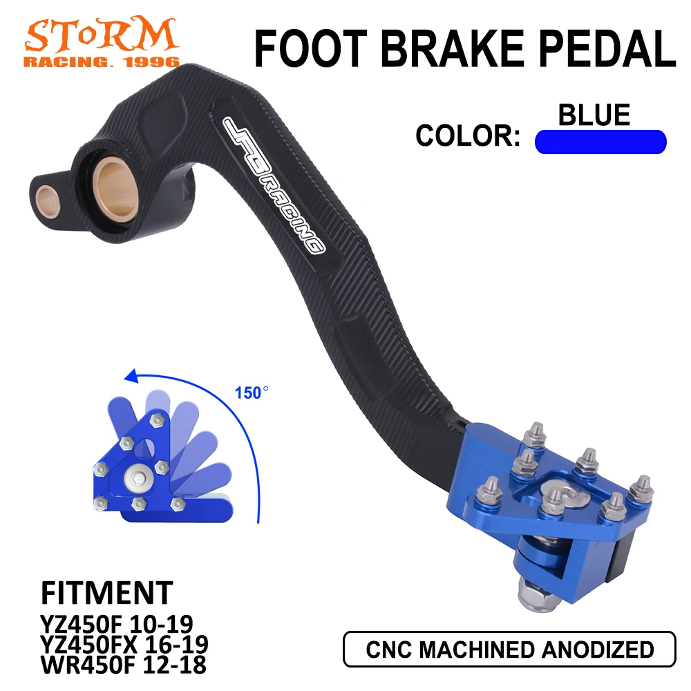CNC мотоцикл ножной тормоз рычаг педаль тормоза для Yamaha YZ WR YZ450F 450F 450 F YZ450FX 450FX FX WR450F