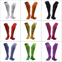 Качественные чулки выше колена футбольные носки мужские матовые длинные Нескользящие Футбол Баскетбол Носки прочные Компрессионные