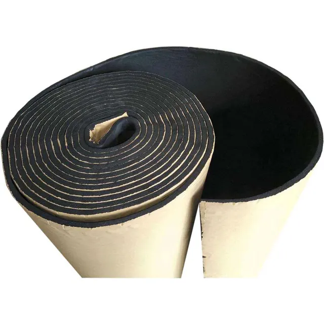 Auto Heat Insulation Cotton Adhesive Foam 30 X 50cm Thick Soundproof