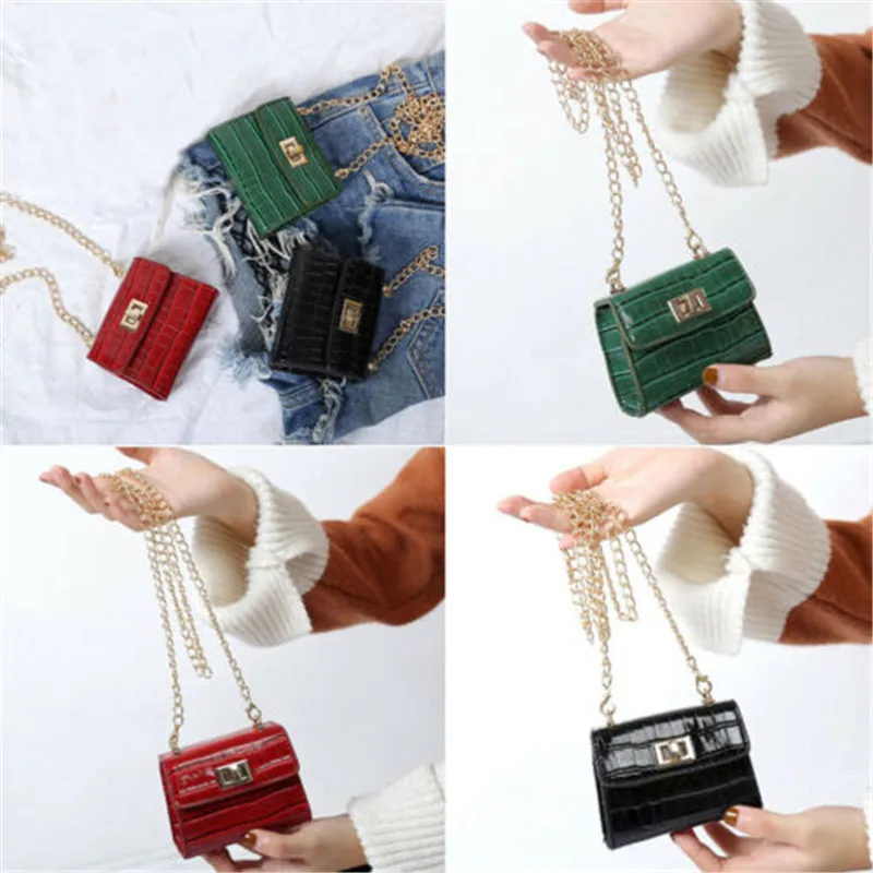 

PUDCOCO Baby Kids Retro Mini Messenger Shoulder Bag Girls Coin Purse Crossbody Satchel