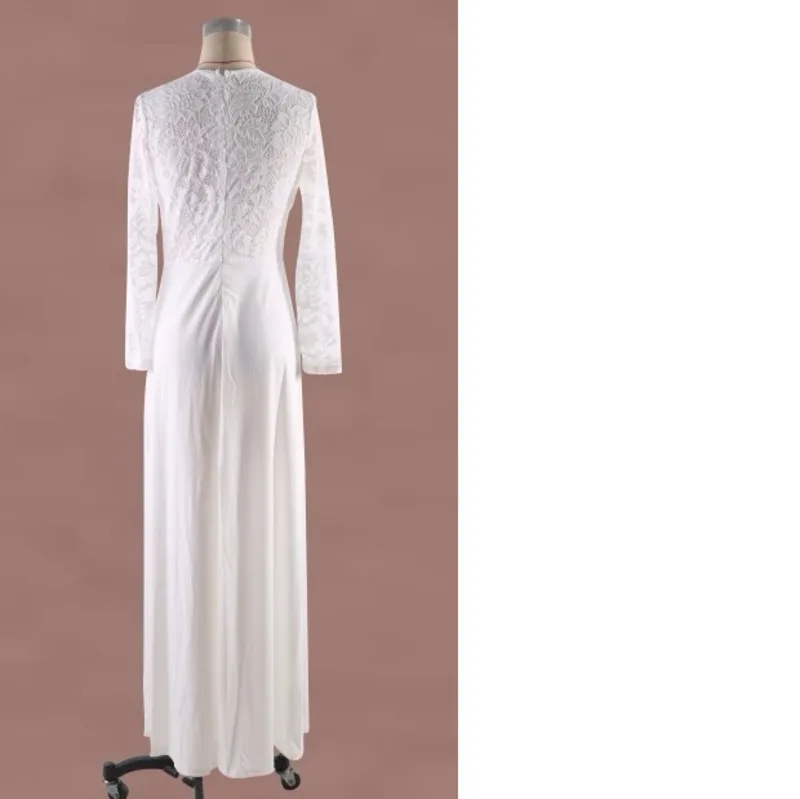 MUXU vestido de encaje blanco vestidos sexy kleider moda mujer ropa fiesta patchwork ropa de mujer de manga larga traje de mujer vestido largo MUXU vestido de encaje blanco vestidos sexy kleider moda mujer ropa fiesta patchwork ropa de mujer de manga larga traje de mujer vestido largo