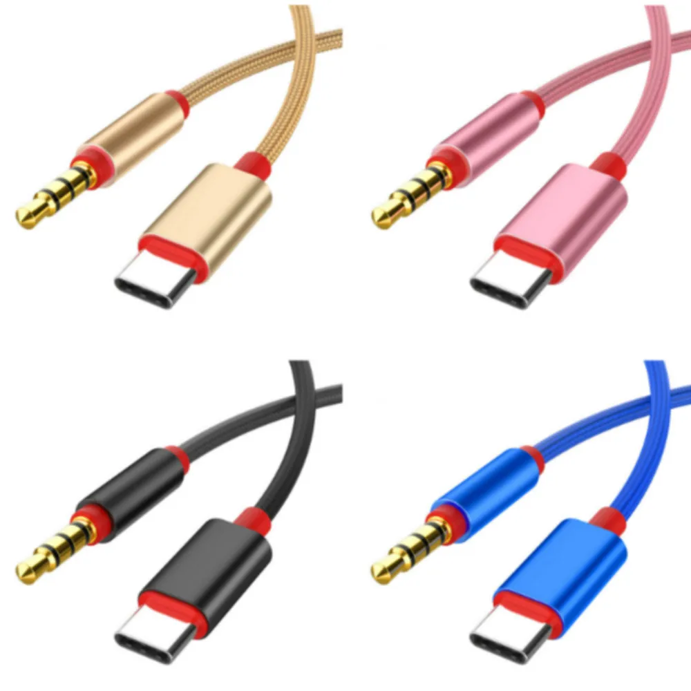 Аудиокабель адаптер типа C на 3 5 мм для USB Type c Jack Aux кабель автомобильного динамика