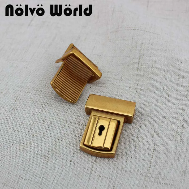 5 20 pieces 36*28mm Old gold press lock for handbag purse bag locks in