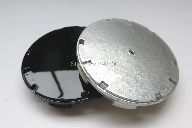 100PCS*60MM silver / black FOR wheel cover for badge plastic modified car | Автомобили и мотоциклы