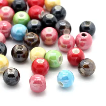 

Ceramics Beads Round Mixed 6mm Dia,Hole:Approx 2mm,50PCs (B24671)