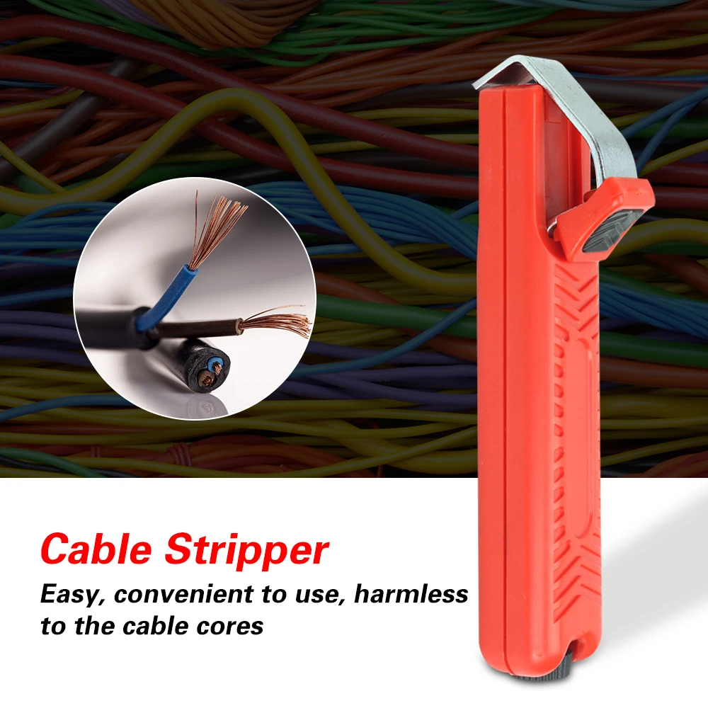 

8-28mm Wire Stripper Stripping Cutter Plier Crimping Tool For PVC Rubber Cable Auto Accessories