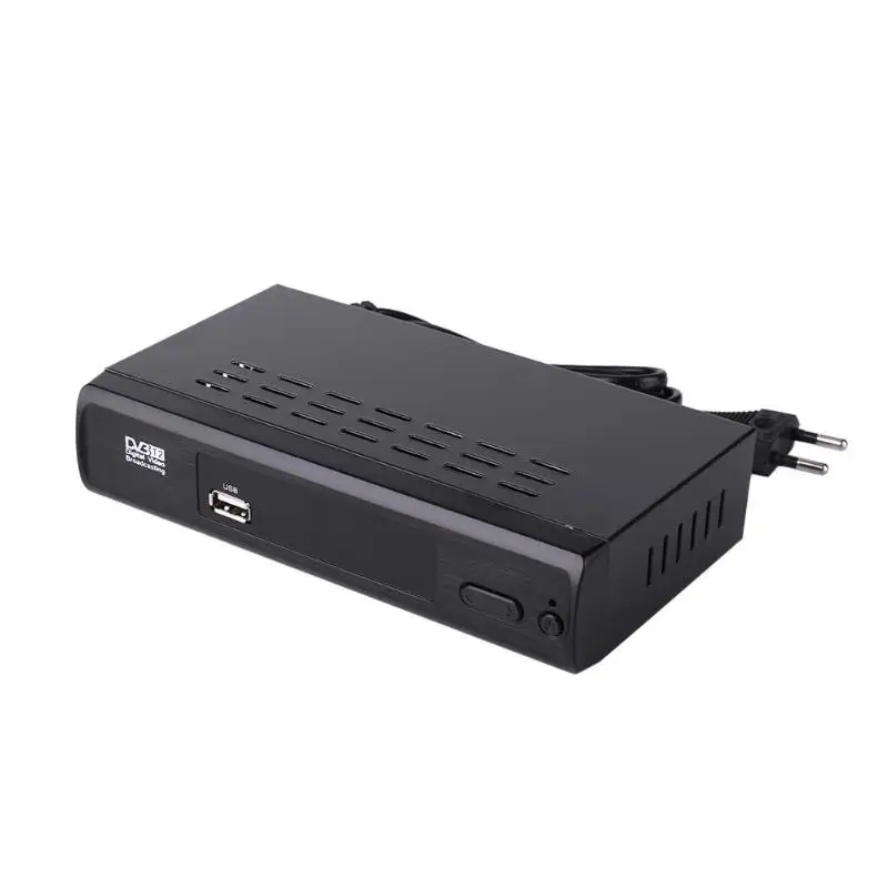 Мини ТВ Box DVB-T/T2 ТВ приемник 3D цифрового видео наземного HD 1080 P 32 Мб H2.64 ТВ телеприставки Media Player ЕС Plug
