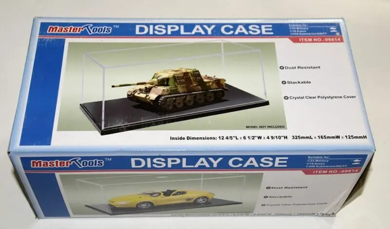Чехол Trumpeter 09814 дисплей коробка 325x165x125 мм чехол для модели летательный аппарат бак