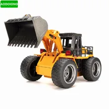 Игрушки шесть каналов 6CH 27HMZ 1/14 RC металлический бульдозер зарядка RC автомобиль RTR игрушки дистанционного управления