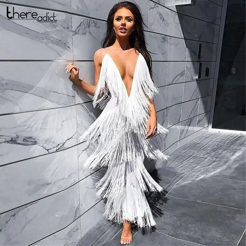 tassel fringe jumpsuit