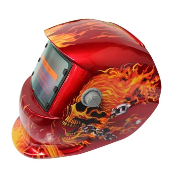 

2018 New Pro Solar Welder Mask Auto-Darkening Welding Helmet Pattern fire skull