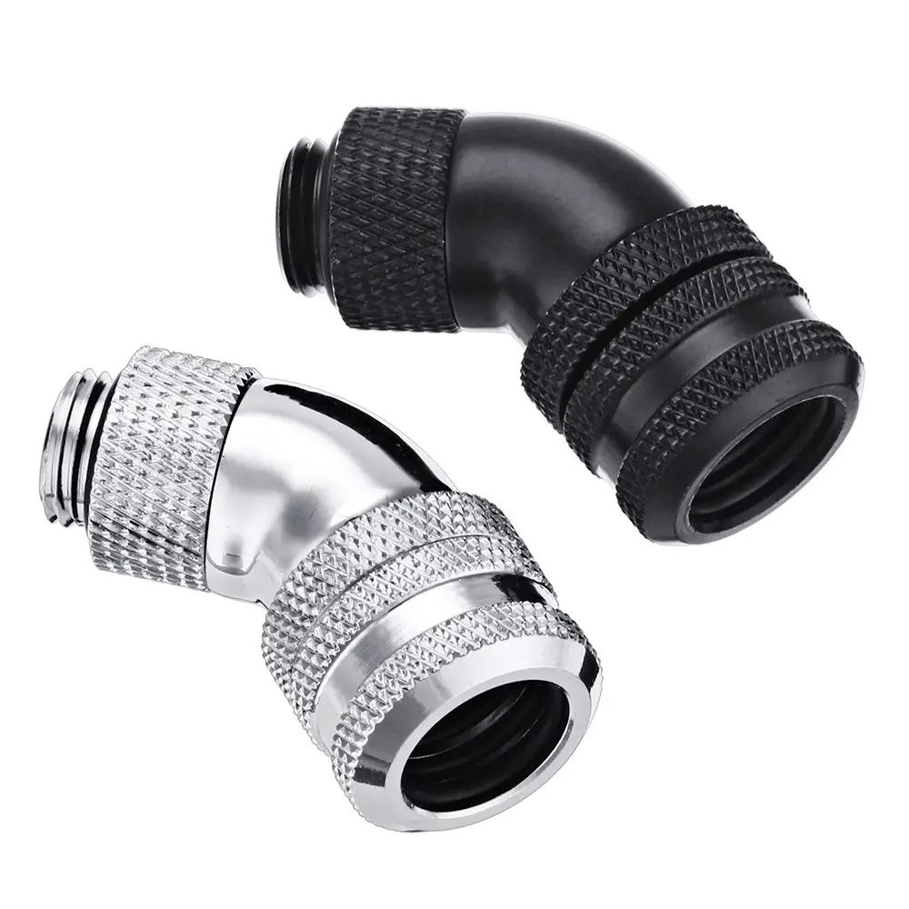 G1/4 Thread 45 Degree Water Cool Fittings PC Water Cooling Joints for