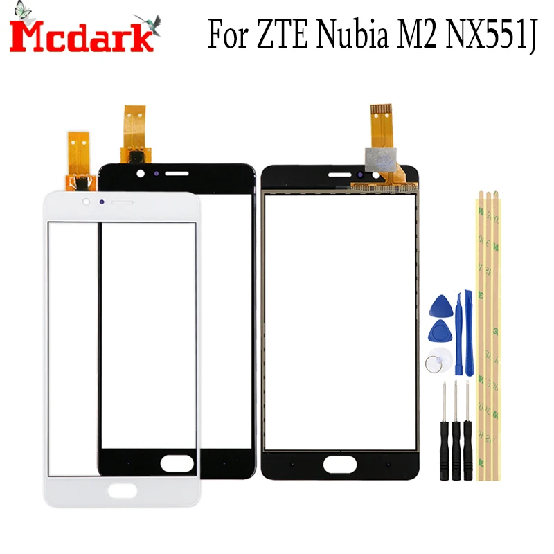 Сенсорный экран Mcdark для ZTE Nubia M2 NX551J переднее стекло 5 дюйма цифровой