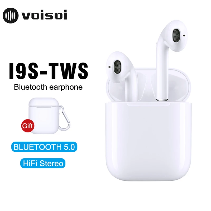 

I9s TWS Mini Wireless Bluetooth Earphone Stereo Earbud Headset With Charging Box Mic For Iphone Android All Smart Phone air pods