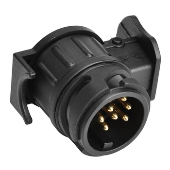 

12V 13Pin to 7Pin N&S Trailer Socket Adapter Plug Converter Connector for Trailer Caravan Waterproof pure copper