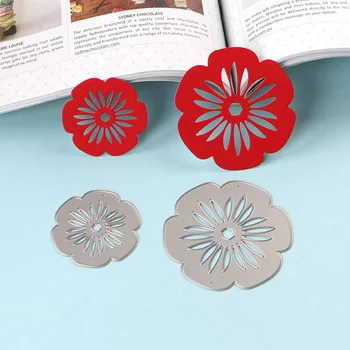 

020088 2pcs Orient style plum petal Stencils metal Cutting die for DIY embossing craft projects Scrapbook Paper greeting cards