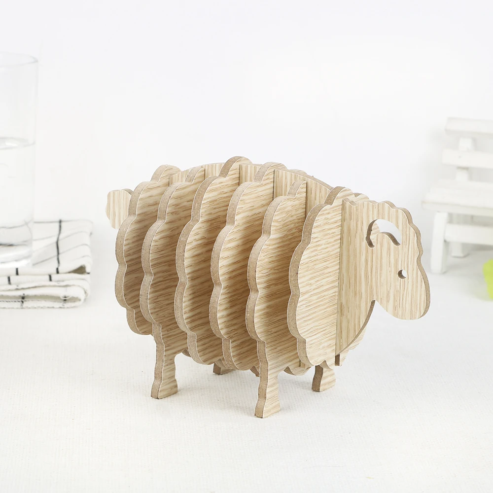 الأدوات الجدول سادة الوقايات تحديد الموقع 7 قطعة/المجموعة القهوة كوب الحصير المطبخ اكسسوارات الخشب الأغنام الأدوات الجدول سادة الوقايات تحديد الموقع 7 قطعة/المجموعة القهوة كوب الحصير المطبخ اكسسوارات الخشب الأغنام