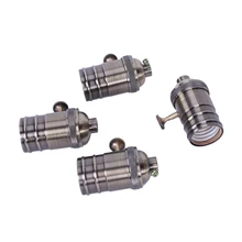 E26/E27 Ретро Винтаж Античная электрическая лампочка эдисона латунь Медь лампа светильник держатель лампы гнездо