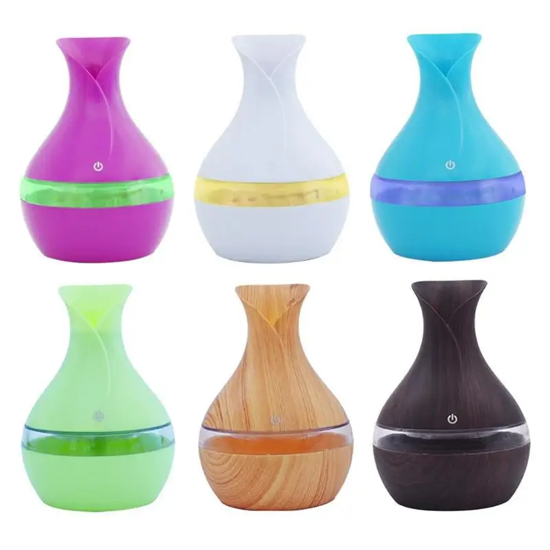 

300ml Air Humidifier Smart Touch 7 Color LED Night Light USB Aroma Diffuser for Home Office Cooling Air Diffuser Drop Shipping