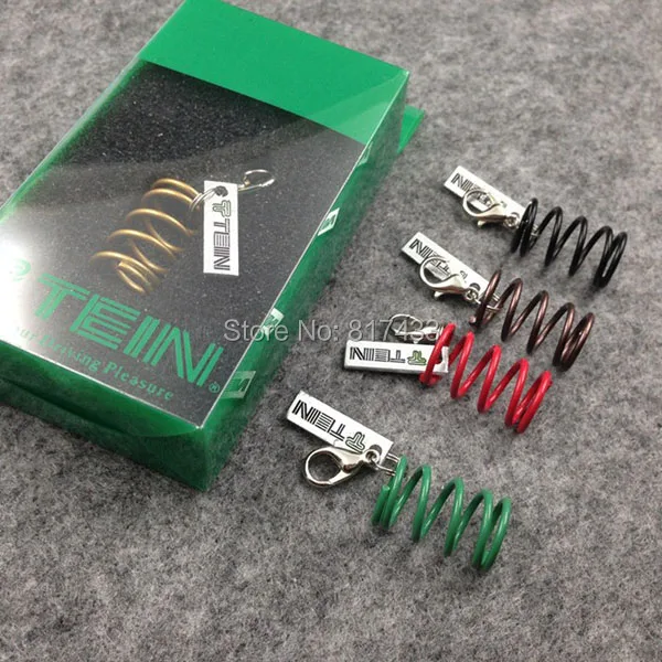 10 шт. JDM автозапчасти цинковый сплав амортизатор пружинный брелок|car keyring|car keyrings