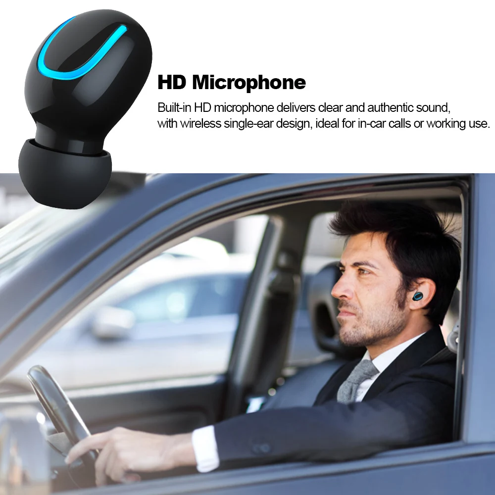 HBQ Q32 одиночные наушники беспроводная гарнитура Bluetooth 5 0 магнитные музыкальные