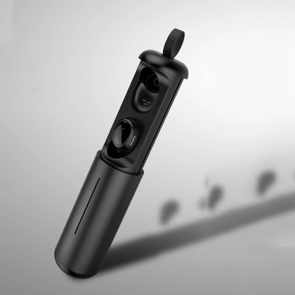 

AWEI T5 TWS Bluetooth 5.0 Earphone Headphone Stereo Headset Active Noise Cancelling Sports Wireless Headset for Phones and Music