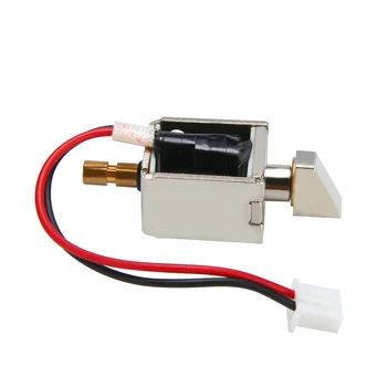 

Durable DC12V 0.5A Mini Small Electric Bolt Magnetic Solenoid Lock Push-Pull Cylindrical Cabinet Door Lock For Hardware Tools