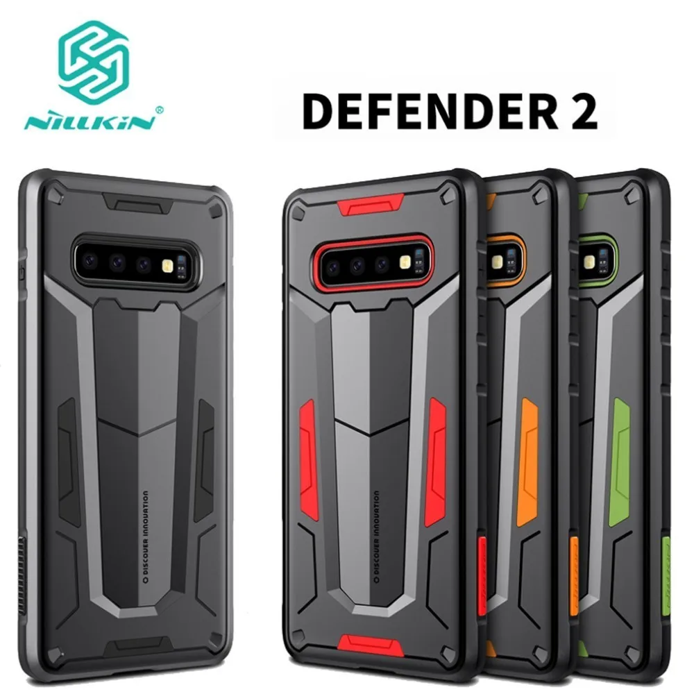 

for Samsung S10 Case Samsung S10 Plus Cover Nillkin Defender 2 Armor Protective Case for Samsung Galaxy S10 Plus Back Cover Capa