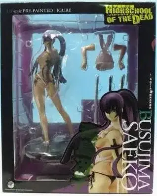 22 см Busujima Saeko HIGHSCHOOL мертвых сексуальные девушки аниме ПВХ Фигурки игрушки Рисунок