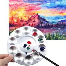 Adeeing отверстия алюминиевая круглая цветовая палитра гуашь водный цвет товары для рукоделия