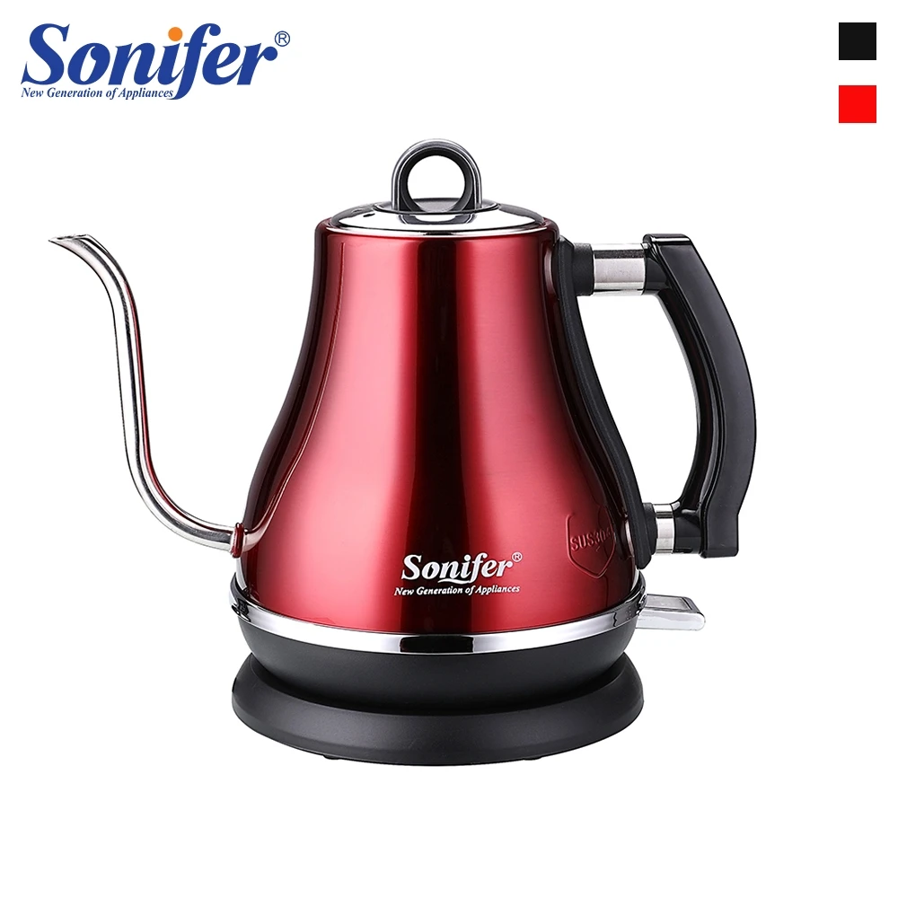 1.2L Colorful 304 Stainless steel Gooseneck Electric Kettle 1500W