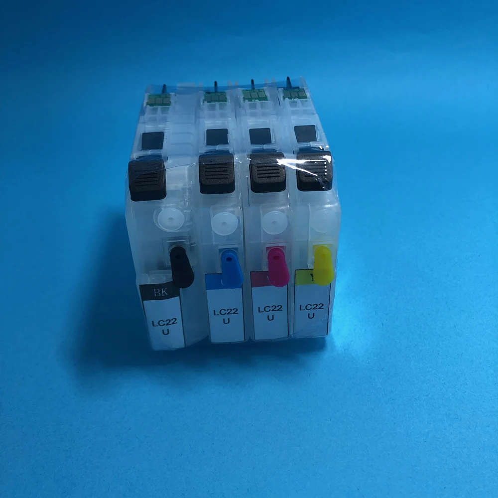 YOTAT Empty Refillable ink cartridge LC22U for Brother MFC-J985DW DCP-J785DW printer (Europe) | Компьютеры и офис