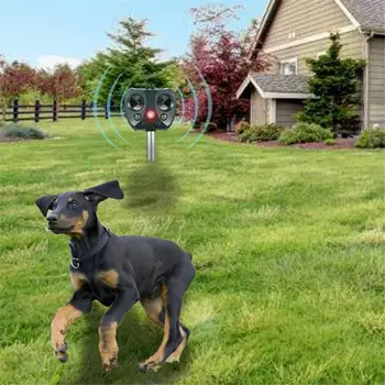 

Hot sale Solar Ultrasound Infrared Sound Adjustable Strobe Extinguisher Dog Cat Animal Repeller Garden Driver 40