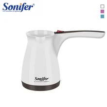 Цветная кофейная машина, Турецкая кофеварка, портативный Электрический кофейник, вареный молочный кофе, чайник в подарок, 220 В, Sonifer
