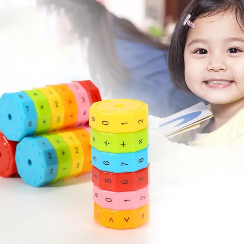 

Children's Magic Axis Magnetic Mathematics Digital Arithmetic Learner DIY Assembling Puzzles
