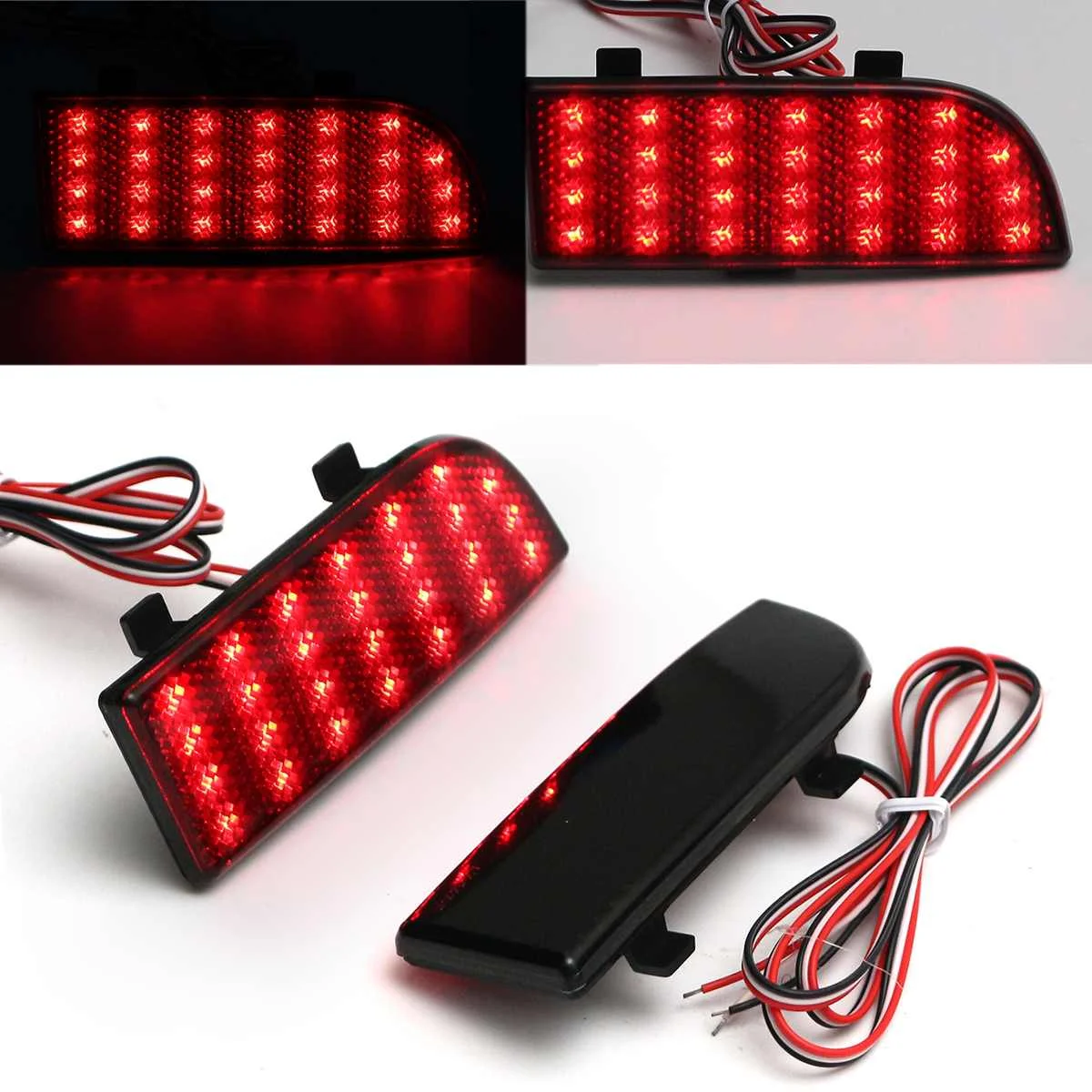 

2xLED Rear Bumper Brake Fog Light Reverse Backup Light Tail Brake Stop Light For Mercedes for Benz W906 Sprinter Vito Viano W639