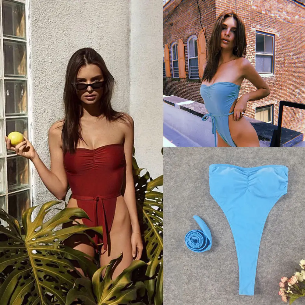 

Sexy Women One Piece Bikini Swimwear Thong Beach Bathing Monokini Sexy Lingerie