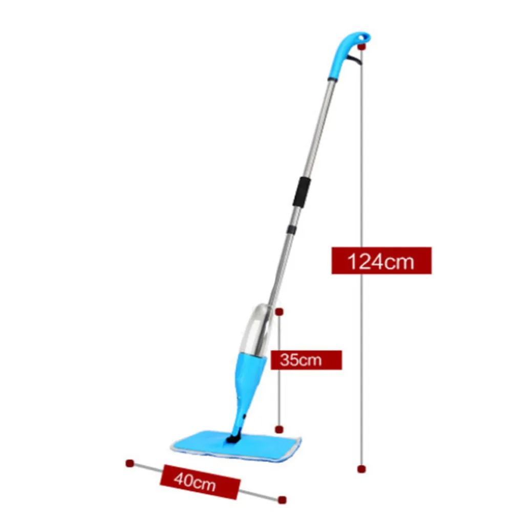 

2017 1PC Magic Spray Mop High Quality Microfiber Cloth Floor Clean Mop Home kitchen Bathroom Dedicated Cleaning Tools