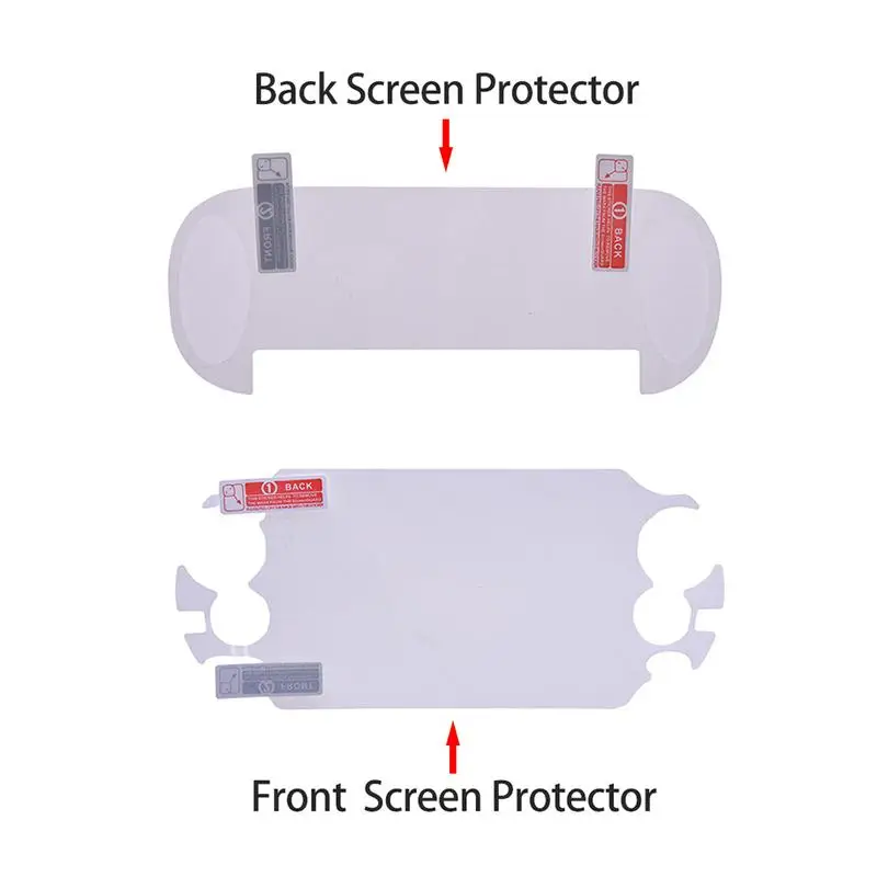 Защитная пленка для экрана HD для игрового плеера защитная накладка для экрана передняя и задняя пленка для sony PS Vita psv 1 комплект