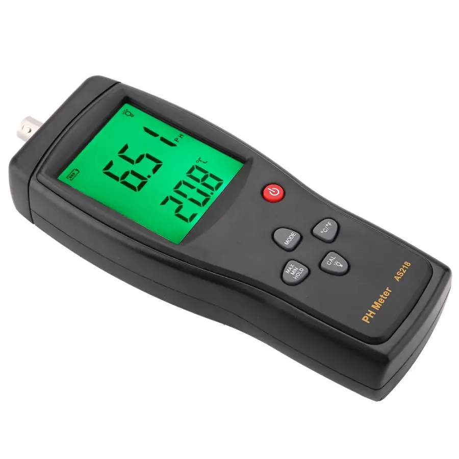 

SMART SENSOR AS218 Digital PH Meter Tester 0.00~14.00 pH Moisture Measuring Instrument ph Acidity Alkalinity meter aquarium Hot