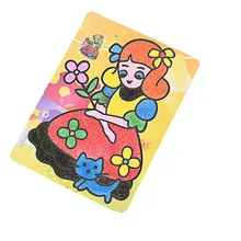 1PCS 28x21cm DIY Manual King Size Color Handwork Sand Painting Picture With 9 Colour Sand Colorful Bottom Drawing Paint By Hand 1PCS 28x21cm DIY Manual King Size Color Handwork Sand Painting Picture With 9 Colour Sand Colorful Bottom Drawing Paint By Hand