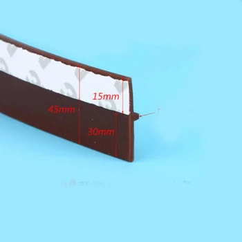 

45mm door bottom seal strip Stickers draft stopper rubber door sealing strip weatherstriping sound insulation Threshold Seals