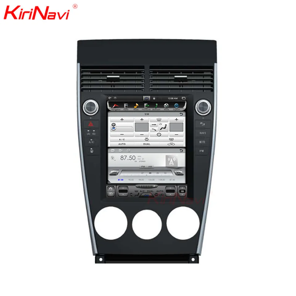 Sale KiriNavi Vertical Screen Tesla Style Android 7.1 10.4inch Touch Screen Car Radio For Mazda 6 GPS Navigation Bluetooth 2002-2015 4