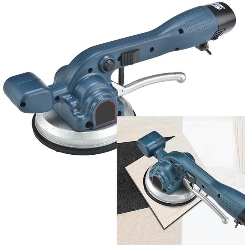 OUKANING Hand-held Tile Tiler Automatic Leveling Machine 400W Floor Tile Vibrator Leveler Tool
