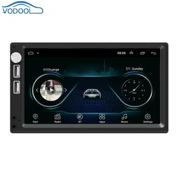 

7 Inch Touch Screen Car Multimedia Player Android 8.1 Car Stereo MP5 Player GPS Navigation Support DVR Driving Recorder