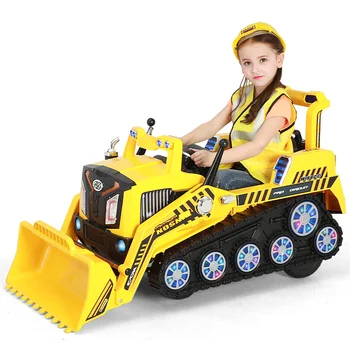 

High Configuration 2-6 Years Old Children Riding Toy Simulation Electric Rechargeable Excavator Cars