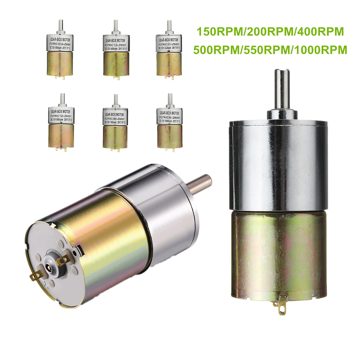Мощный шариковый подшипник постоянный ток 12 В 200/400/500/1000 об/мин большой крутящий
