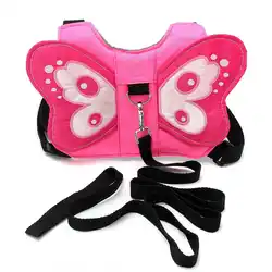 Safurance одежда для малышей Дети анти-потерянный бабочка прогулочный ремень ремни безопасности на рюкзак