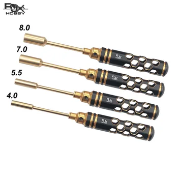 

4Pcs RJXHOBBY 4.0/5.5/7.0/8.0mm Nut Driver for FPV Racing Drone RC Models Spare Part DIY Accessories